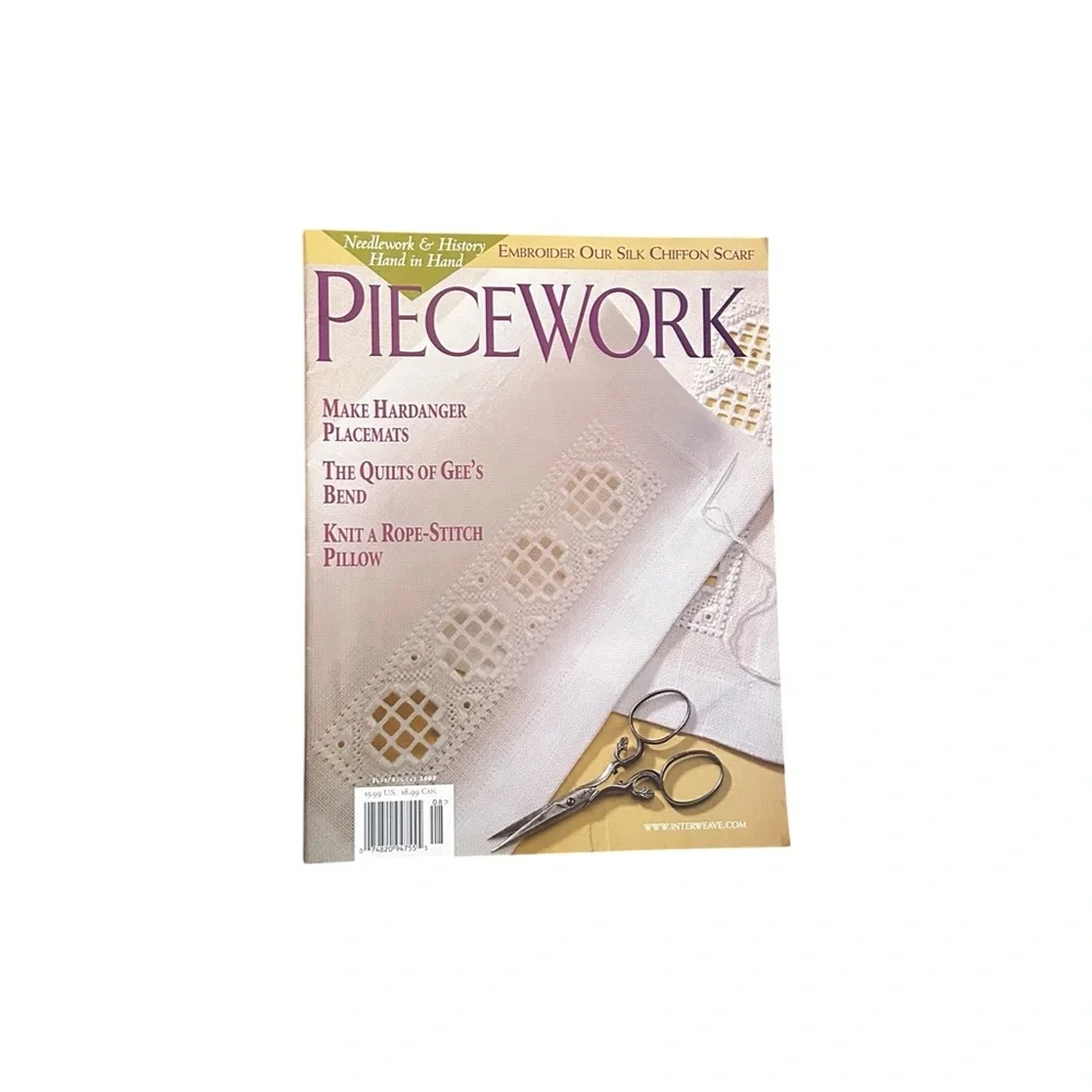 Piecework Magazine Complete Year 2003 Lot of 6 Vintage Knitting Needlework Art